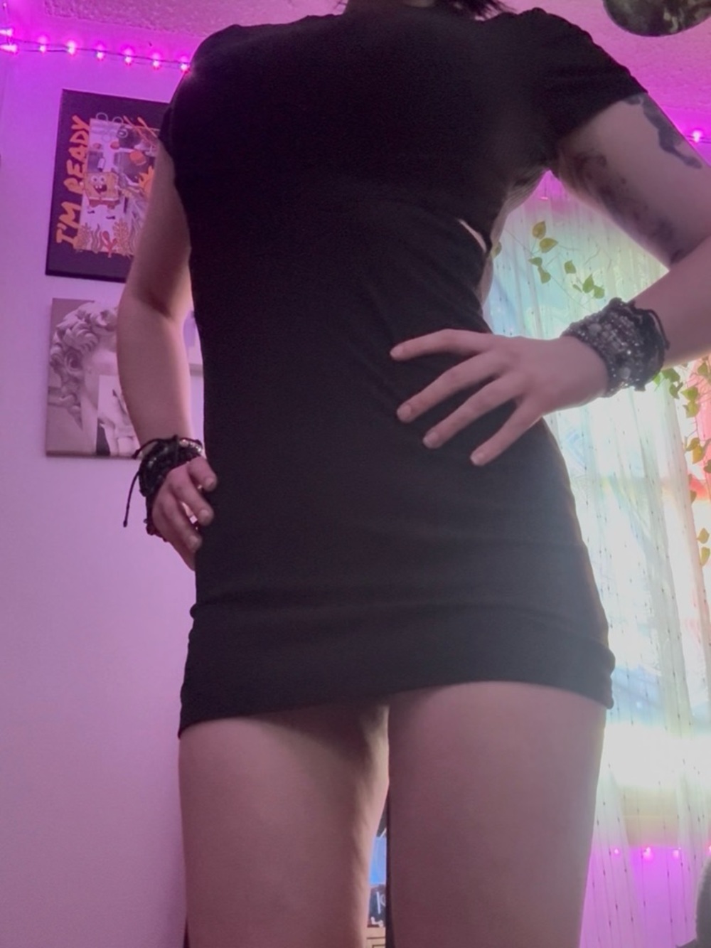 Streetwear Society Black Short Sleeve Mini Dress